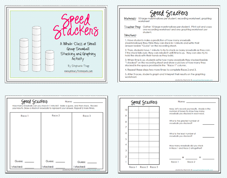 Winter Math Graphing Activity