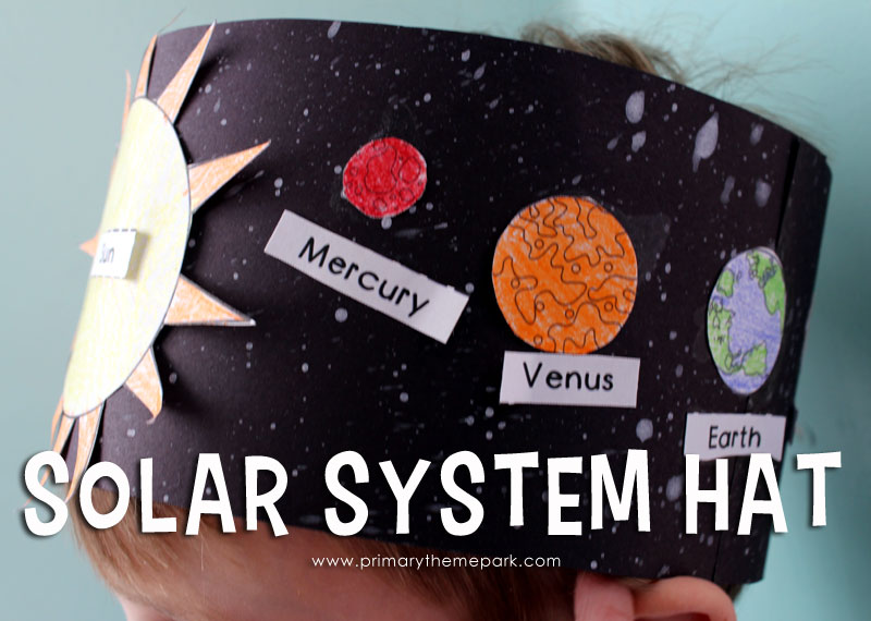 Solar System Hat Activity for Kindergarten