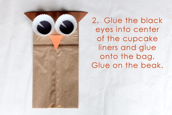 Owl Puppet Template Printable with Instructions