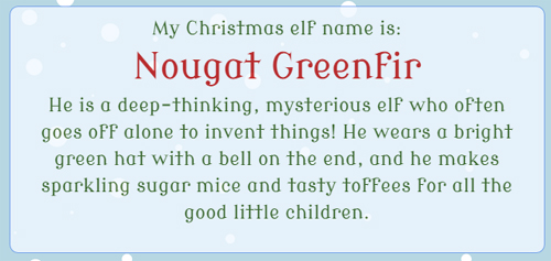 Christmas elf name generator