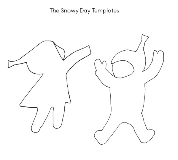 The Snowy Day activities with printable templates