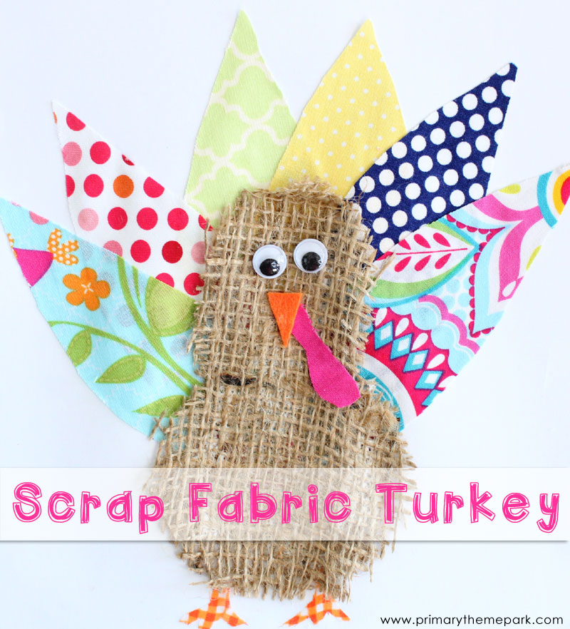 Scrap Fabric Turkey Craft