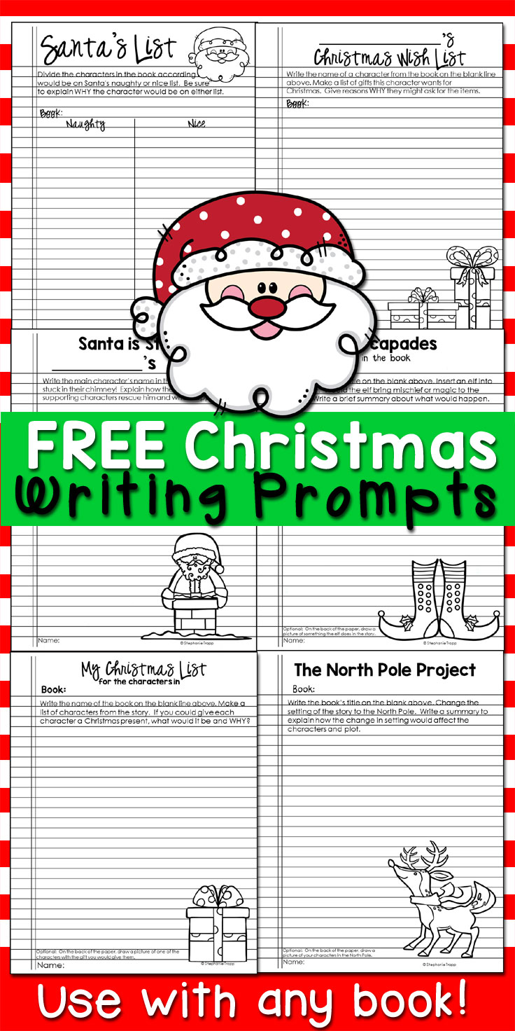 Six FREE Christmas Writing Prompts for Any Book