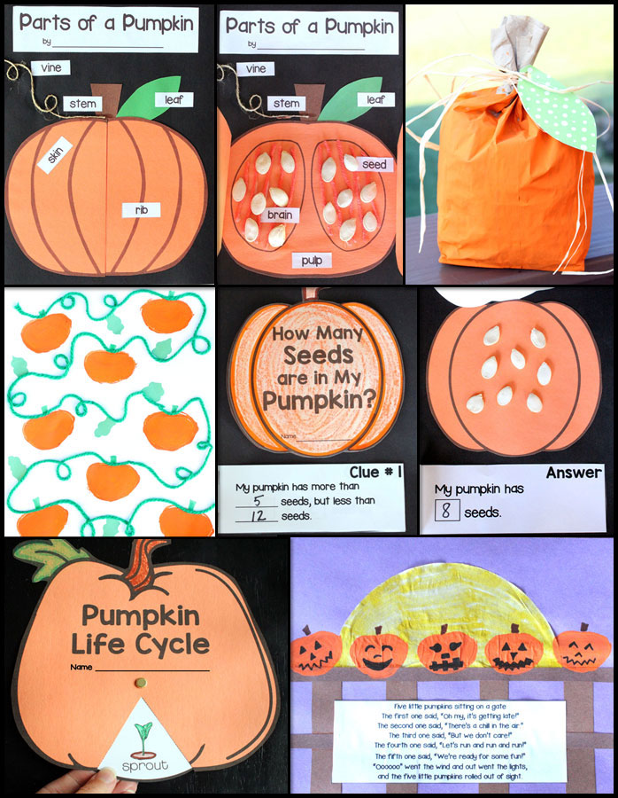 Parts of a Pumpkin Free Printable - Primary Theme Park