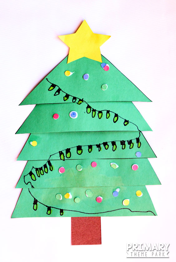 FREE Christmas Writing Activity :: Students write the steps to decorating a Christmas tree under each flap and then decorate the tree. Perfect for grade K-2.