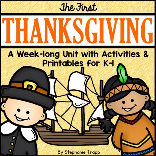 First Thanksgiving Unit for Kindergarten and First Grade #firstthanksgiving