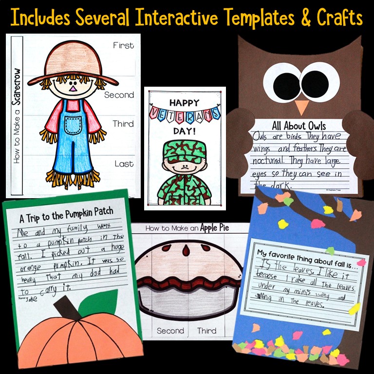 Fall Writing Prompts for Kids - Primary Theme Park