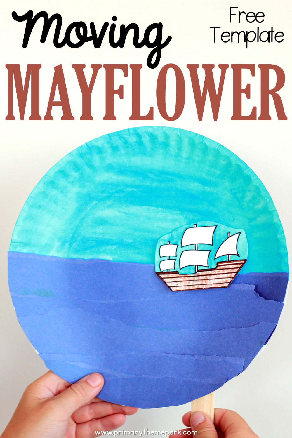 Moving Mayflower Craft With Free Printable Template Primary Theme Park