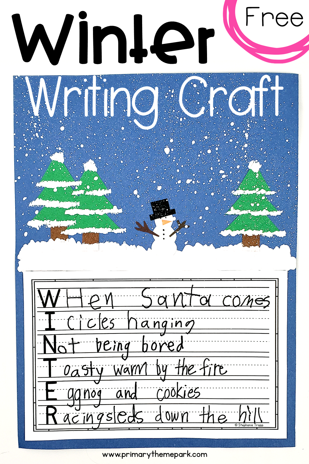 Free Winter Writing Craft