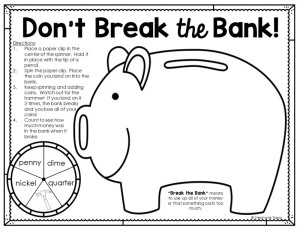 Money Activities for Second Grade
