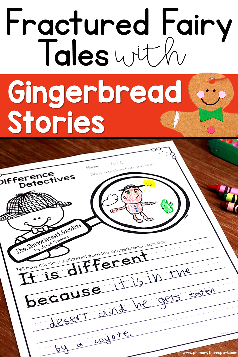 Fractured Fairy Tales Lesson with Gingerbread Stories Primary Theme Park