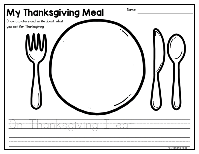 First Thanksgiving Unit for Kindergarten and First Grade - Primary ...