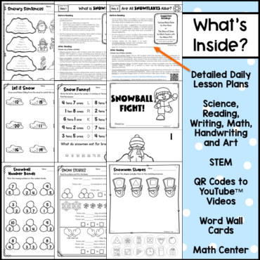 Snow Unit for Kindergarten and First Grade - Primary Theme Park